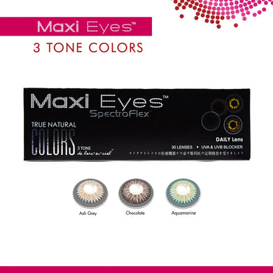 Maxi Eyes True Natural Colors 3 Tone Daily 三環色日拋彩妝隱形眼鏡 30片 - Lens2 HK