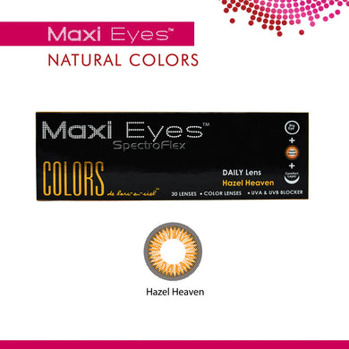 Maxi Eyes Daily Disposable Hazel Heaven 日拋彩妝隱形眼鏡 30片 - Lens2 HK